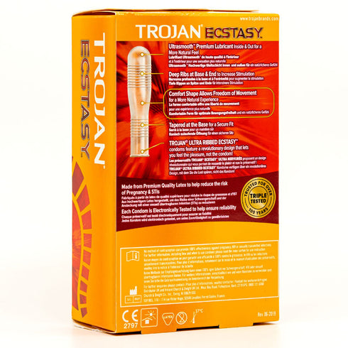 Trojan Ecstasy Caja Ultra Acanalada 10